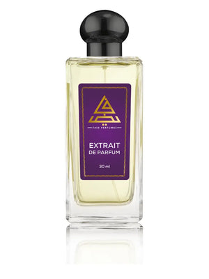 Flacon de parfum Faid Femme Violet, une essence féminine raffinée dans sa bouteille violette distinctive.