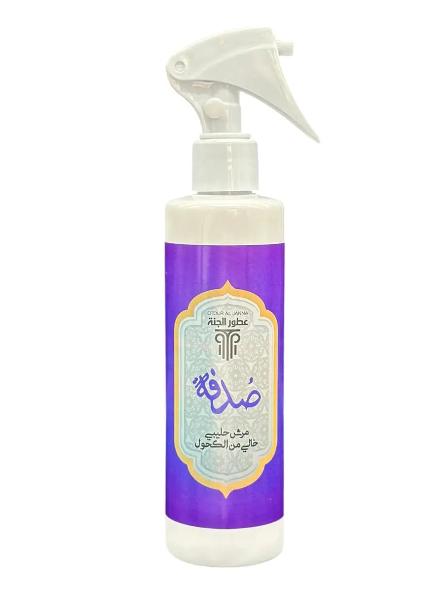 Désodorisant d'ambiance laiteux Sodfa Creamy Edition 250ml sans alcool — rose, jasmin, musc et vanille — Otour Al Janna
